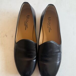 Del Toro Black Leather Loafers